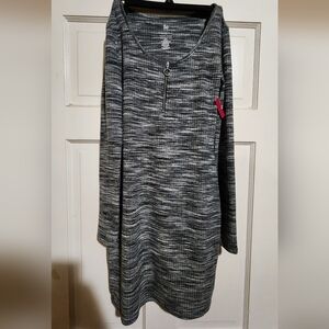 Stylish Gray Tunic Dress